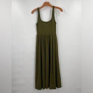 Wilfred from Aritzia Green Market Midi Dress